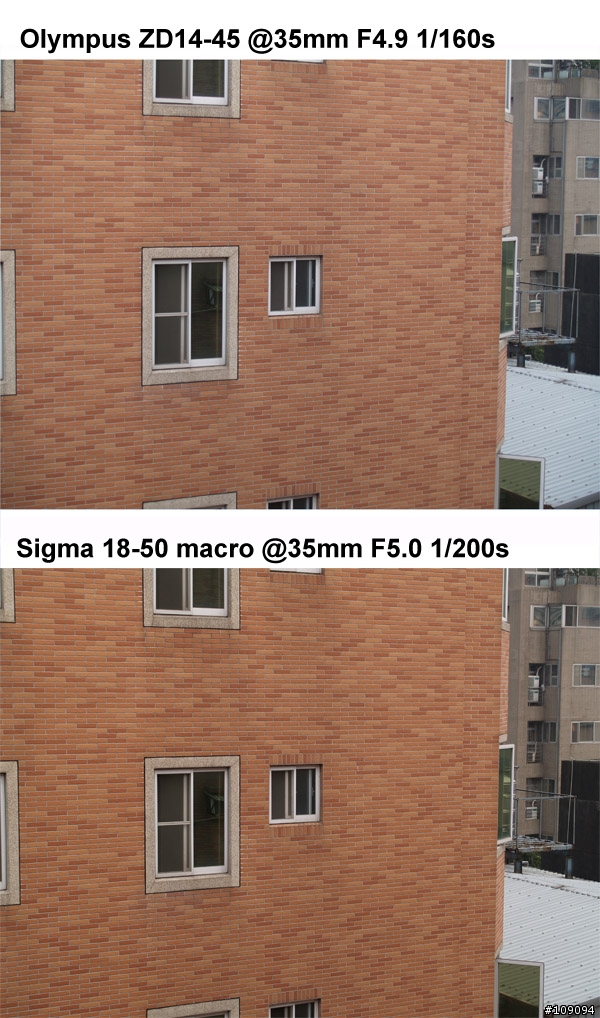[kit鏡的另類升級] Sigma 18-50 F2.8 macro與ZD 14-45 F3.5-5.6不專業比較分享