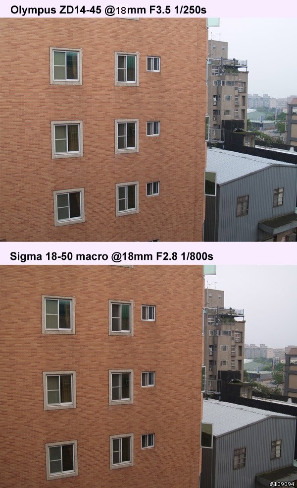 [kit鏡的另類升級] Sigma 18-50 F2.8 macro與ZD 14-45 F3.5-5.6不專業比較分享
