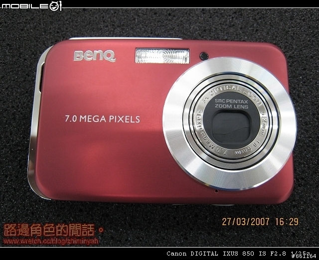 [分享] 開箱照 Casio EX-V7 & BenQ X720