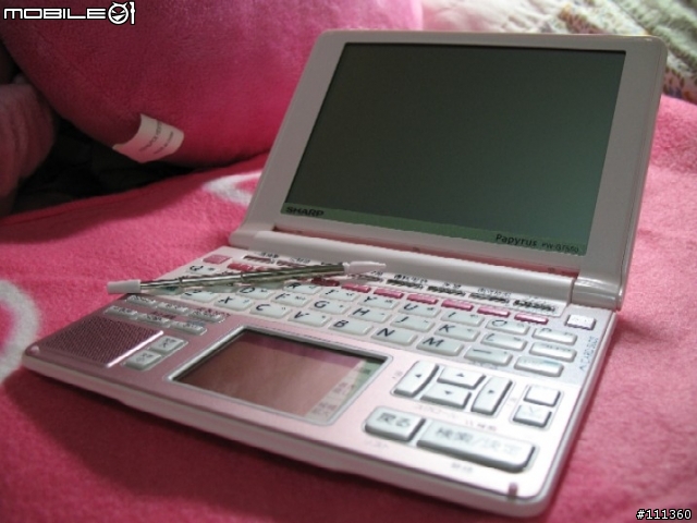 [分享] 日本電子辭典 Sharp PW-GT550-P (補充擴充卡照片)