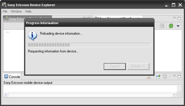 SonyEricsson SDK的DeviceExplorer問題