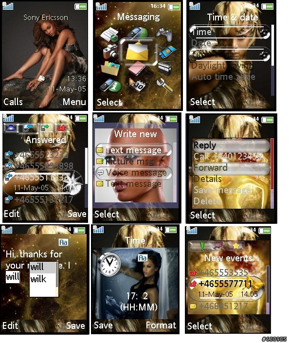 [k610] Tyra 自製主題分享