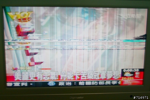 我的LCDTV會嚴重閃爍？