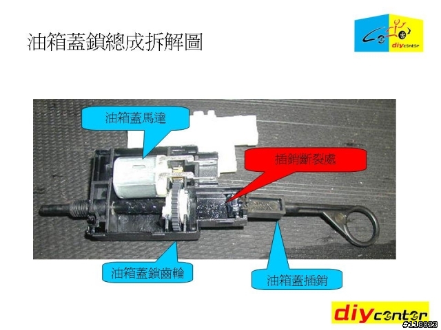 【DIY】 雷諾 SCENIC & RX4 油箱蓋插銷簡易更換 by DIY CENTER
