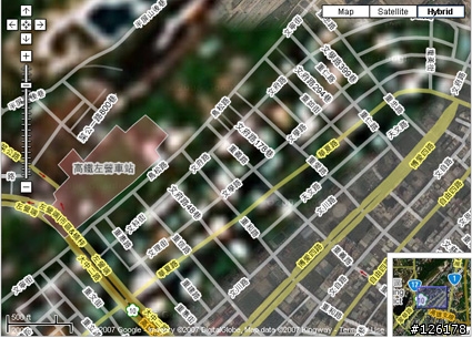 (疑問)Google Maps 為何高鐵位置不清楚?