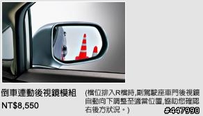 Civic 8的配件「倒車連動後視鏡模組」已經可以選配了嗎？