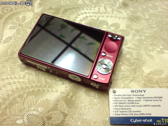 SONY T-100紅  嚴重拖很久分享照