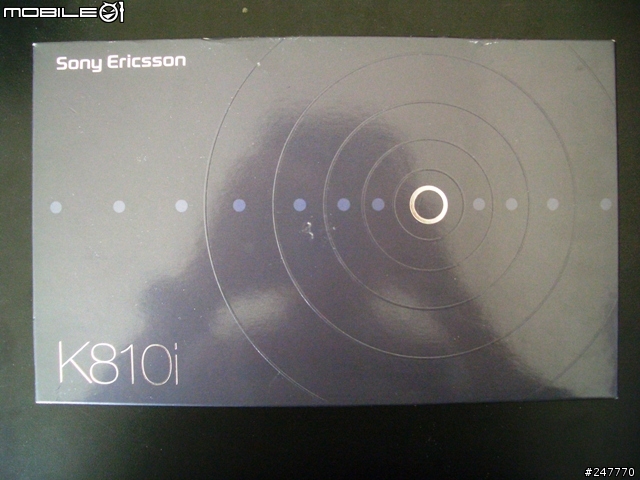 『分享』V小凱的SE K810I 不詳細開箱報報！