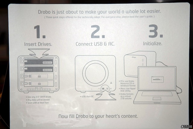 [分享] drobo storage robot 儲存機器人