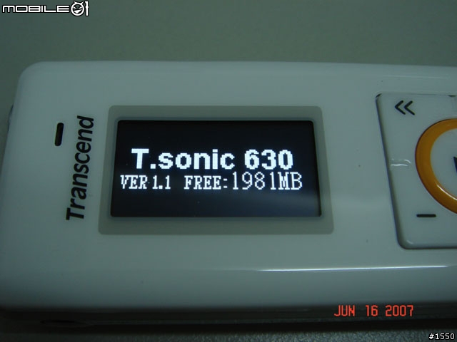 [分享] 創見 T.Sonic 630 MP3 隨身聽 (2GB 版本) [圖很多]