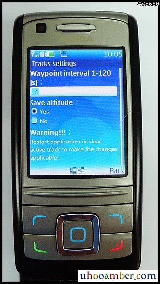 [分享] 讓 Nokia 6280 也能紀錄 GPS 軌跡 - GPS/J 軟體介紹
