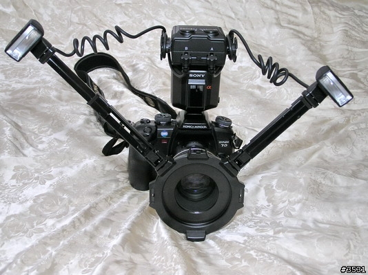 [測試分享]Sony 微距雙頭閃燈 HVL-MT24AM 及 Raynox CM-3500 微距探索鏡組