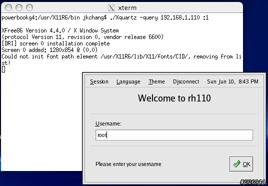 【分享】OSX遠端連線到Linux (Xdmcp)