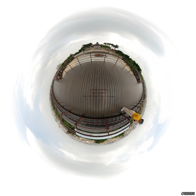 Pano2QTVR軟體之蟲視圖簡易教學