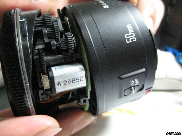 Canon 50mm F1.8....的對焦馬達...