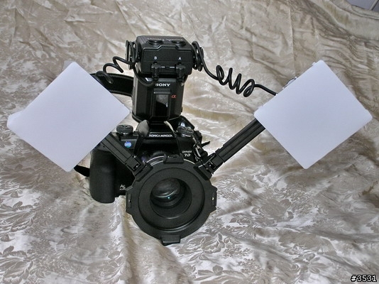 [測試分享]Sony 微距雙頭閃燈 HVL-MT24AM 及 Raynox CM-3500 微距探索鏡組