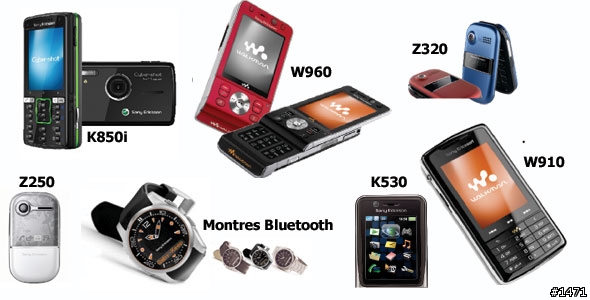 SE K850i、W960i、W910i、K530i、Z320i、Z250i 發佈