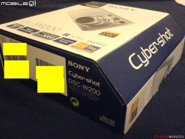 [開箱文]SONY DSC-W200