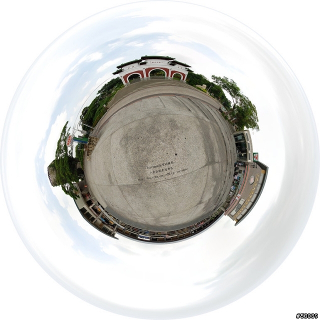 Pano2QTVR軟體之蟲視圖簡易教學