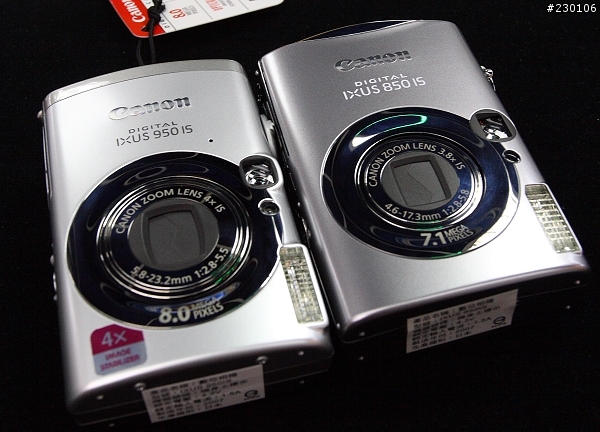 [分享]Canon IXUS家族新成員:Canon IXUS 950 IS