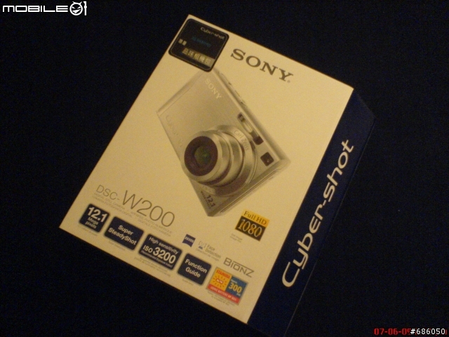 [開箱文]SONY DSC-W200