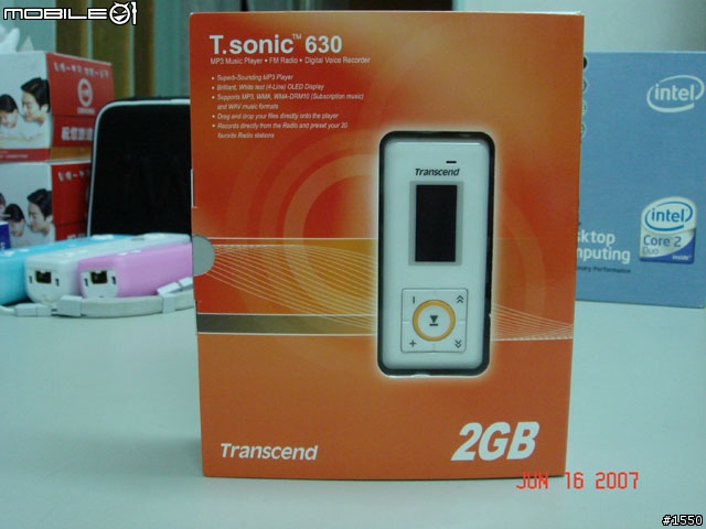 [分享] 創見 T.Sonic 630 MP3 隨身聽 (2GB 版本) [圖很多]