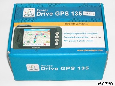 Pharos Drive GPS 135 導航機, 開箱照