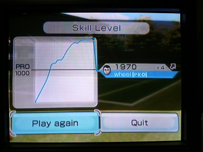WII sports的熟練度
