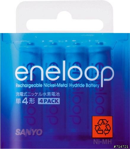 RAM電池 V.S  eneloop電池