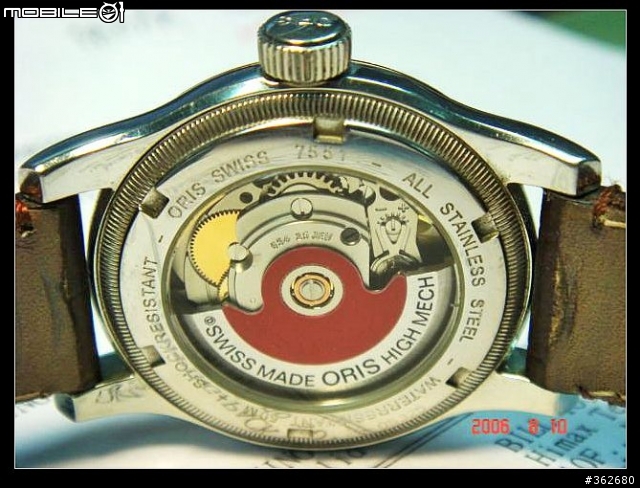 [分享] 我的第一支機械錶「oris 大錶冠指針式日期錶」
