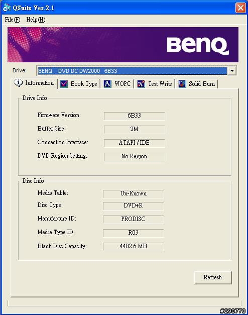 求救！我的 BenQ DW1800 只能 6X 燒錄？
