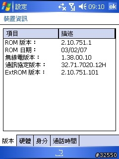 HTC CHT9000 WM6(TW)更新下載！