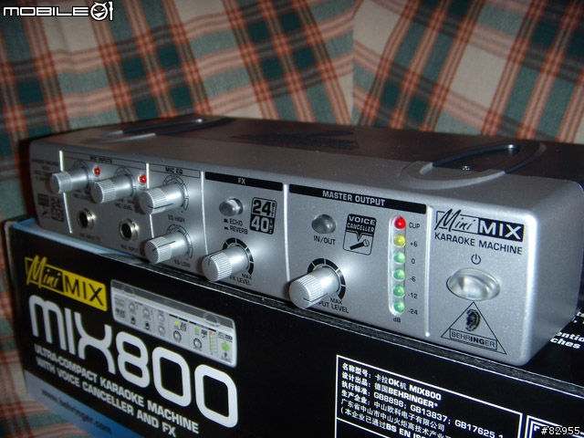 [開箱照片] 好用的 Behringer mix800  KTV電腦專用機