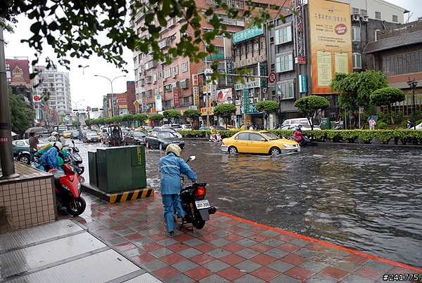 當馬路變成小溪