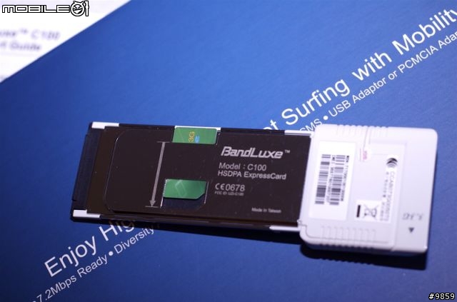 MacBook Pro 3G上網的新選擇（Bandluxe C100）