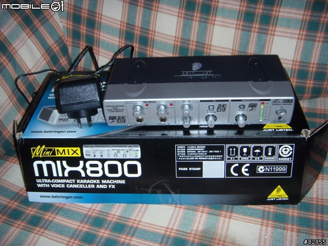 [開箱照片] 好用的 Behringer mix800  KTV電腦專用機