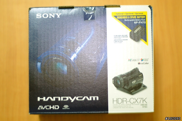 SONY HDR-CX7K 高畫質  記憶卡式  數位攝影機  開箱囉!
