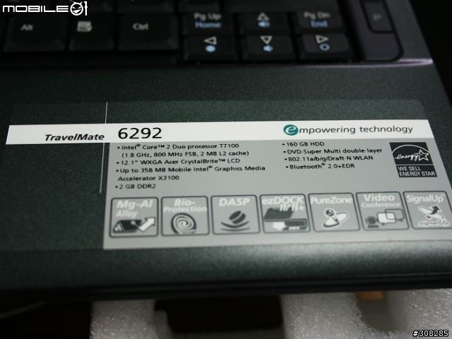 [分享]人生中第一台NB之ACER 6292 開箱文