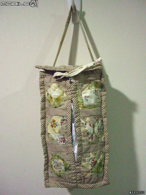 女友親手縫製的拼布作品