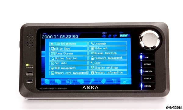 [開箱文]超值的光影紀錄工具─Aska TripperV 40G行動相本