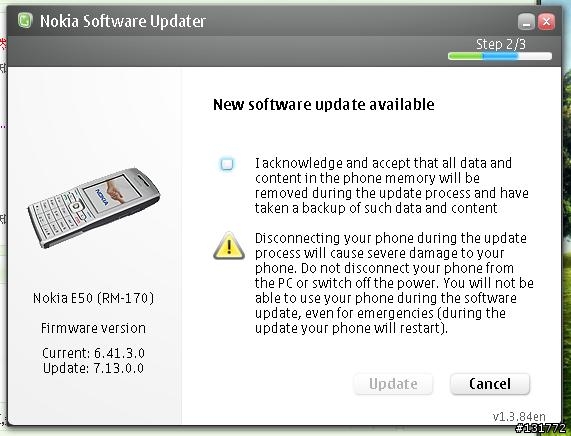 [NEWS] NOKIA E50 V7.13.00 韌體更新