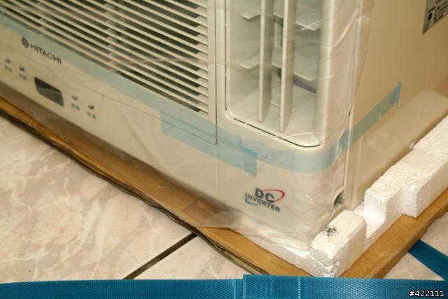 日立的窗型變頻 RA-25PL 開箱分享 (7/9 簡單耗電測試在10樓)