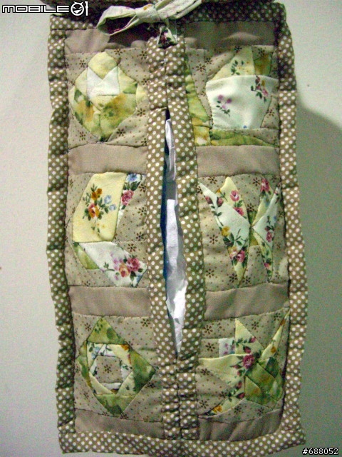 女友親手縫製的拼布作品