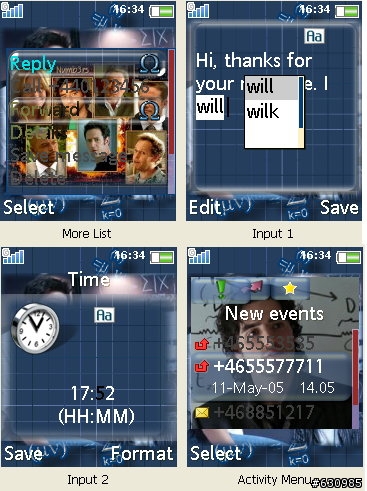 [k610i] 數字搜查線(NUMB3RS)主題...超冷門哦~
