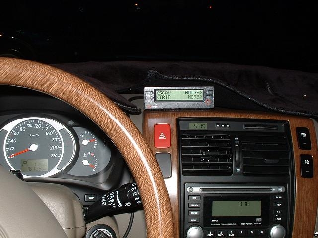 數位式四環表/旅程監控/故障碼清除的行車電腦