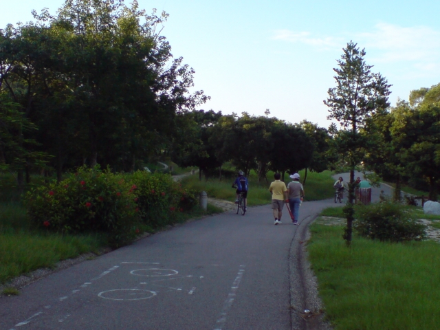 【台中都會公園】７／２１大熱天一個人的BIKE DAY