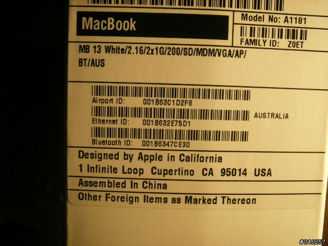 被“骗“了！！！macbook ebay 购入！[已加图！！]