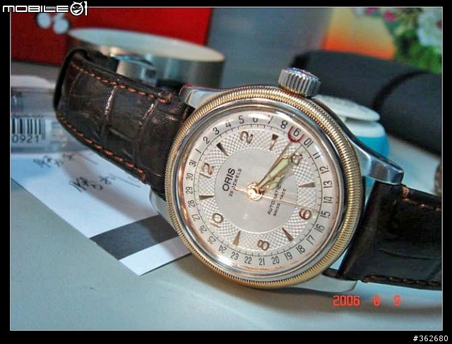 [分享] 我的第一支機械錶「oris 大錶冠指針式日期錶」