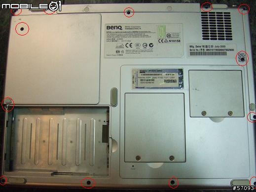 [拆解]BenQ Joybook 8000 之硬碟升級篇