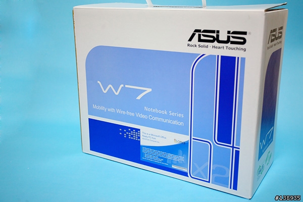 [分享]純白新體驗 - ASUS W7S開箱分享